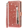 thumbnail image 2 of Case for FOXDOCK Google Pixel 9 Pro XL Glitter Zipper Wallet Case with Short Hand Strap, 2 of 4