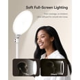 thumbnail image 4 of Ring Light TELESIN 60" con Soporte 6500K 9 Niveles 3 Modos, 4 of 8