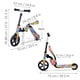 thumbnail image 3 of Patín convertible para niños: bicicleta sin pedales y scooter en uno, color rojo brillante, altura ajustable (70-80 cm), soporta hasta 50 kg. ¡Perfecto para niños de 3 a 12 años!, 3 of 6