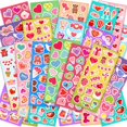 thumbnail image 1 of Pegatinas SWARKOL con forma de corazón para el día de San Valentín, 36 hojas, para niños, 1 of 8