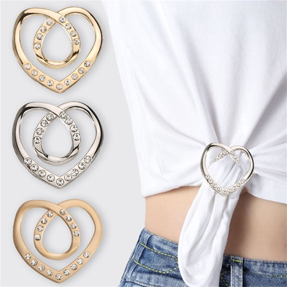 Nsxcdh Scarf Ring Clip Pearl Floral Camellia Buckle Girls Fashion Multi Function Metal Secure Chic Accessory Home