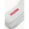 thumbnail image 2 of Wolverine Men's Cotton Boot Crew Sock, 4 Pair Pack, Gray,, 2 of 2