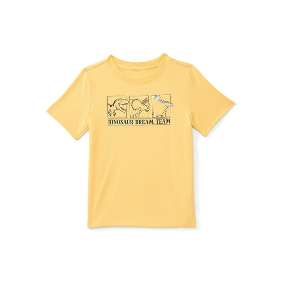 Wonder Nation Toddler Boys Short Sleeve Graphic T-Shirt, Sizes 18M-5T