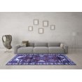 thumbnail image 3 of Ahgly Company Machine Washable Indoor Rectangle Persian Blue Traditional Area Rugs, 4' x 6', 3 of 4