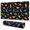 Colorful Dinosaur, variant on Long Mouse Pads for Desk,Colorful Dinosaur Pattern with Leaves Desk Mats on Top Of Desks, Desk Mouse Pad Extra Large with 3mm Non-Slip Base and Stitched Edge for Gaming,Office,Work,Home 31.5"x11.8"