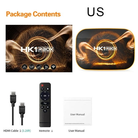 HK1 RBOX R1 Network Set-top Box RK3318 Android 10.0 dual-band WIFI ...