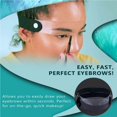 thumbnail image 4 of 12 Styles Eyebrow Stencil for Microblading Brow Shaping Template Eyebrow Design Shaper with Belt, 4 of 9
