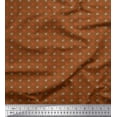 thumbnail image 1 of Soimoi Japan Crepe Satin Fabric Ink Pen & Bottle Shirting Printed Fabric 1 Yard 42 Inch Wide, 1 of 1