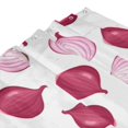 thumbnail image 4 of Shower Curtain, purple Onion Waterproof Fabric Plastic Shower Curtain, Drying Fast Bathroom Curtain with 9 Buttonholes, Ruffle Shower Curtain 60x72in, 4 of 8