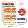 Moving Box Labels With Writable Area, Color Coded Packing Stickers ...