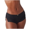 thumbnail image 5 of Ashirexll Plus Size Underwear for Women, Ladies Underwear Panties, Fashion Solid Color Low Waist Split Rose Mini Shorts Leggings, 5 of 6