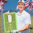 thumbnail image 4 of Golf Training Mat For Swing Detection Batting, Analysis Swing Path And Correct Hitting Posture Golf Practice Mat, 4 of 5