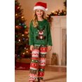 thumbnail image 3 of Aideaone Girls Christmas Fleece Pajamas Set Kids Soft Flannel Winter Pjs 2 Piece Size 7-14, 3 of 9
