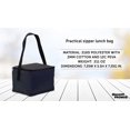thumbnail image 4 of Small Lunch Bags Set of 10, Bulk Pack - Insulated, Fits 6 Cans, Perfect for the Office, Picnic, Beach - Navy Blue, 4 of 5