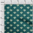 thumbnail image 1 of oneOone Cotton Poplin Fabric Dot & Bird Block Print Sewing Fabric BTY 56 Inch Wide, 1 of 4