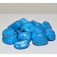 thumbnail image 3 of 5PCS Blue Howlite Stone Cabochons Turquoise Color Stone Pebble Gemstone Mineral Crystal Cab, 3 of 4