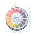 thumbnail image 2 of HORIALENCE Liquid PH Test Paper Roll Acid and Alkalinity Testing Paper for Laboratory and Solution Analysis, 2 of 8