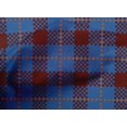 thumbnail image 4 of oneOone Cotton Cambric Blue Fabric Gingham Check Fabric For Sewing Printed Craft Fabric By The Yard 56 Inch Wide, 4 of 4
