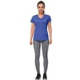 thumbnail image 6 of Women V Neck Short Sleeve Moisture Wicking Shirts Sport Activewear Top, 6 of 9