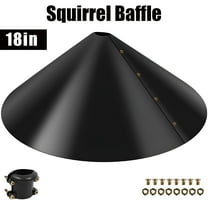ACDANC Wrap Around Squirrel Baffle 18-Inch Unique Wrap-Around Squirrel Baffle pole style
