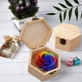 thumbnail image 4 of Jabón de baño con flores de rosa arcoíris con caja de madera, jabón de rosa en caja de regalo, cofre de almacenamiento de bricolaje para aniversario, cumpleaños, boda, día de San Valentín, día de la, 4 of 6