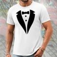 thumbnail image 5 of Tuxedo T-Shirt | Classic Party Humor Vintage Funny Tux Tee Joke Concert Festival Shirt for Men Women, 5 of 8