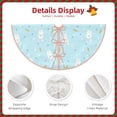 thumbnail image 3 of Sikiie Cute Bunny Nativity Christmas Tree Skirt, Jesus Christian Winter Holiday Tree Mat Decoration(30-48IN)48", 3 of 6