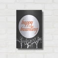 thumbnail image 3 of Luxe Metal Art 'Happy Haunting' by Lettered & Lined, Metal Wall Art, 12"x16", 3 of 9
