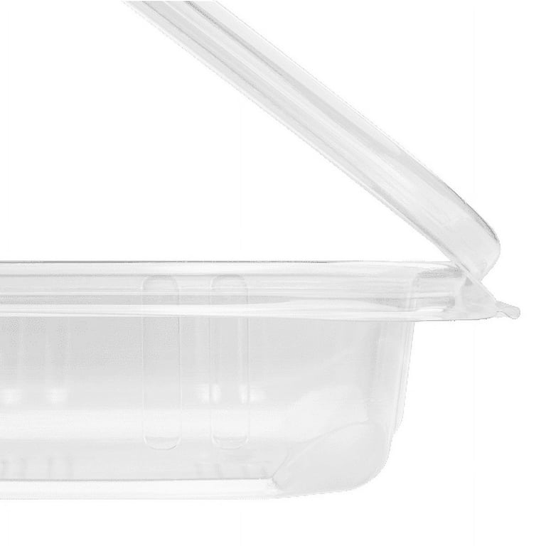 Compostable 8oz Plastic Hinged Deli Container