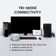 GameSir G7 Pro Wired Controller for Xbox Series X|S, Xbox One, Wireless Gamepad for PC&Android with TMR Sticks, Hall Effect Analog Triggers, 1000Hz Polling Rate, 3.5mm Audio Jack - White