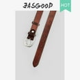 thumbnail image 3 of Women Leather Belt for Jeans Pants Plus Size Western Design Belt Alloy Buckle, 3 of 7