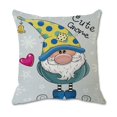 thumbnail image 1 of Xihbxyly Ofertas diarias Fundamentos de almohada y adorno de navideños y muñecos sin rostro, funda de almohada y patrón de Papá Noel, 1 of 2
