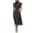 Bronze, variant on Kukoosong Women's Sleeveless Midi Dress, Stand Collar Cap Sleeve A-Line Dress, High Waist Pleated Casual Work Office Dress with Pockets