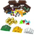 thumbnail image 3 of Ciudad Tesoro Oro Plata Diamante Caja Segura Bloques De Construcción Joya Dólares Ladrillos Figuras Compatibles A, 3 of 5