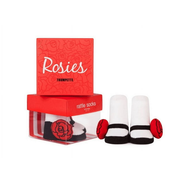Chaussettes - Trumpette - Hochet Rosie Rouge Accessoires Bébé 0-12 Mois