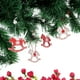 12Pcs/Set Arbre de Noël en Bois Suspendu Ornements Pendentifs Décoration de la Maison Cadeau de Noël – image 2 sur 2