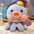 thumbnail image 1 of Poupée Pieuvre version Q, Jouet en Peluche Animal en Peluche Cadeaux à Thème pour Fêtes, 1 of 4