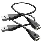 EPICDEALZ 2 PCS USB Charging Cable Cord Charger For Fitbit Charge HR Bracelet Wristband