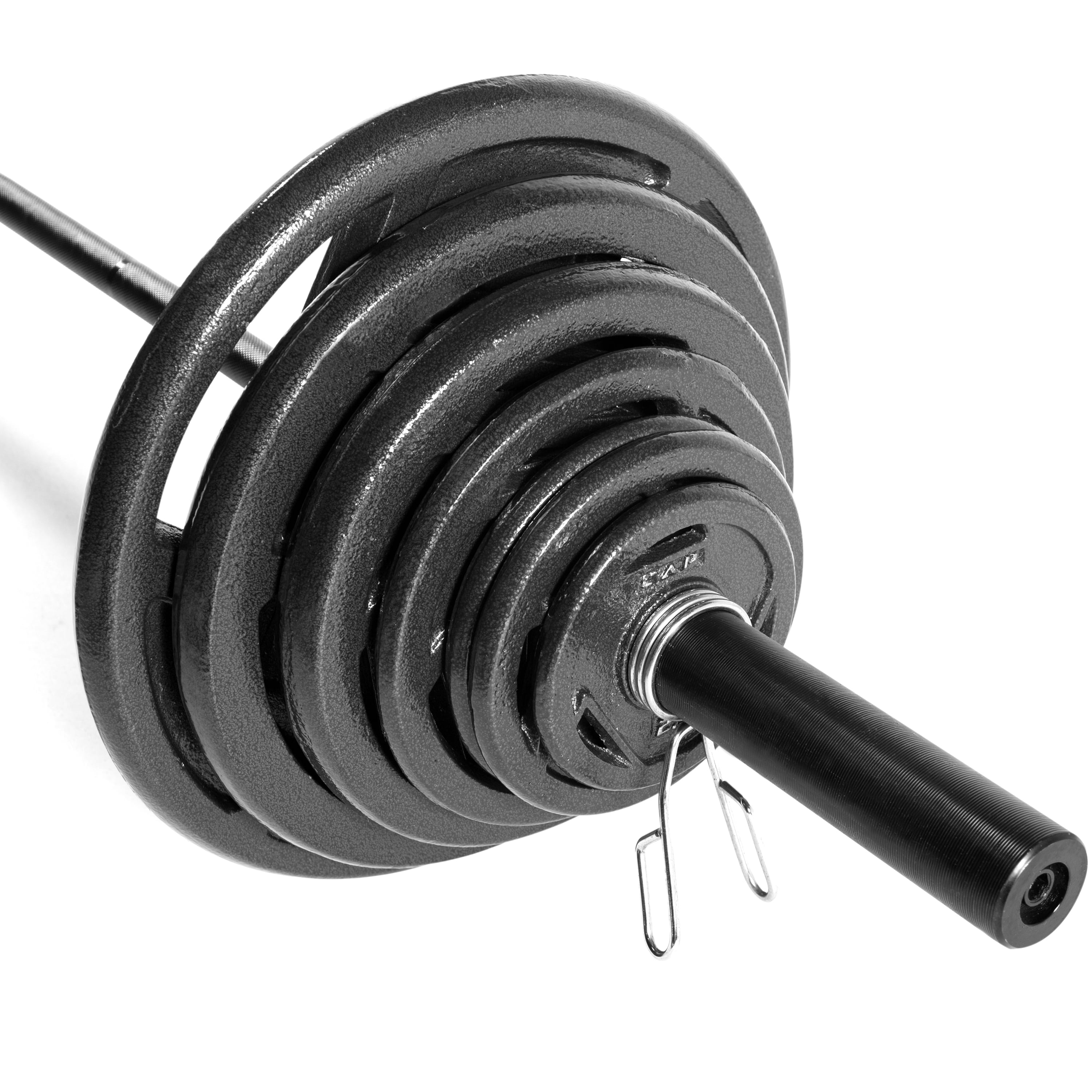 45lbs Black for sale online CAP OPHW2045 Barbell Olympic Grip Plate 