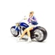 thumbnail image 4 of 2x 1/64 Painted Motocycle Model Diorama Figurines for Buliding Scenes Decor Macarena motocicleta en miniatura, 4 of 7