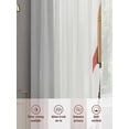 thumbnail image 6 of Cartoon Rockets Sheer Curtains 63 Inch Length 2 Panels Set, Letters It's Monday We Have Lift-off Voile Window Treatment Rod Pocket Curtains Sheers Drapes for Bedroom/Living Room/Kitchen 52x"63"x2, 6 of 7