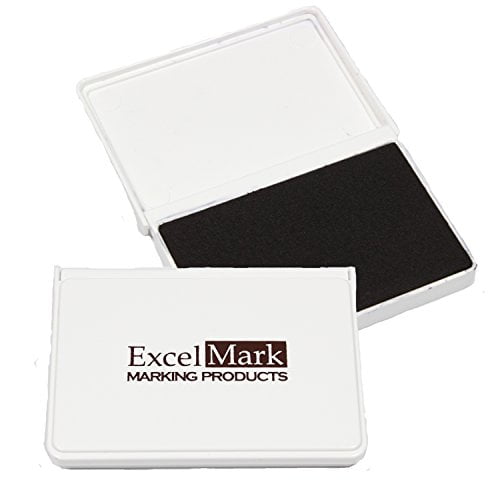 ExcelMark Brown Ink Pad for Rubber Stamps 21/8" by 31/4"