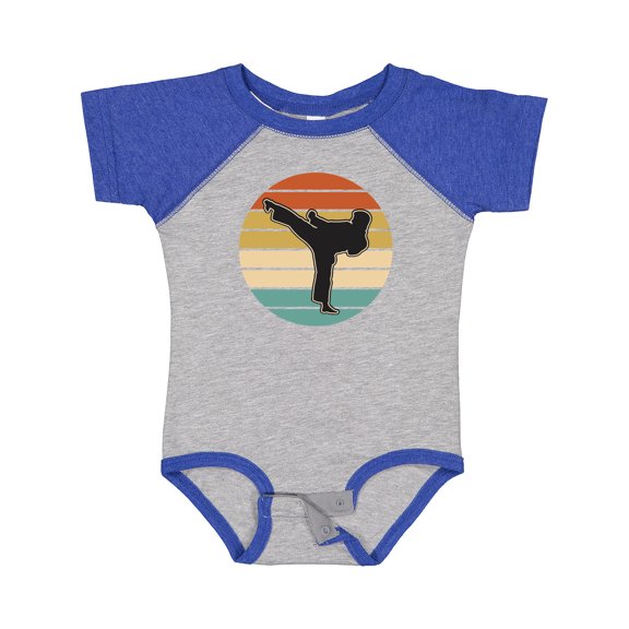 Inktastic Karate Martial Arts Silhouette Boys or Girls Baby Bodysuit