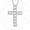 Rose Gold, variant on 925 Sterling Silver Cross Necklaces for Women Hypoallergenic Dainty Small Silver Cubic Zirconia Cross Pendant Choker Birthday First Communion Christmas Faith Jewelry Gifts for Her Mom