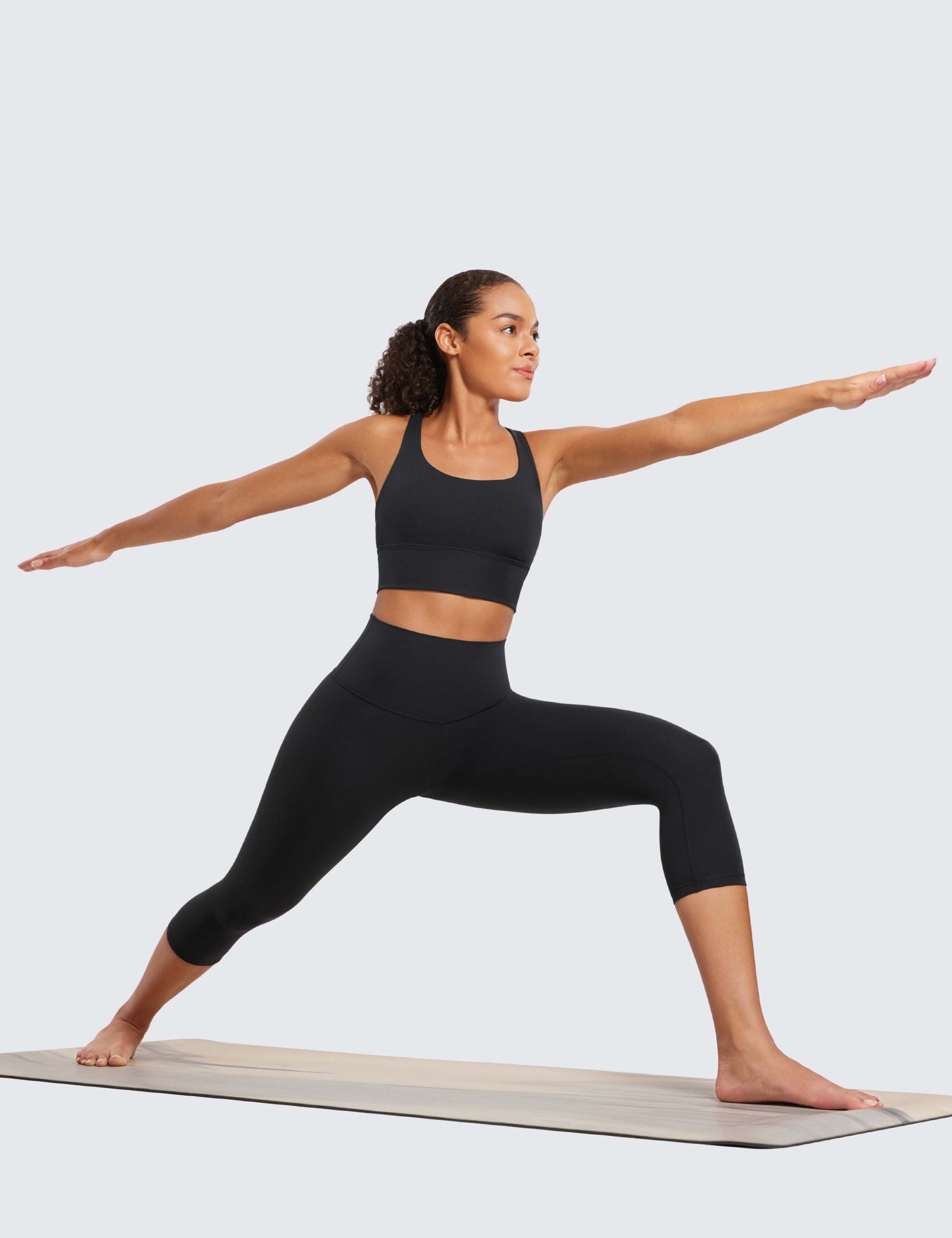 CRZ YOGA Womens Butterluxe High Waisted Lounge Legging 19 Inches Capris Yoga Pants