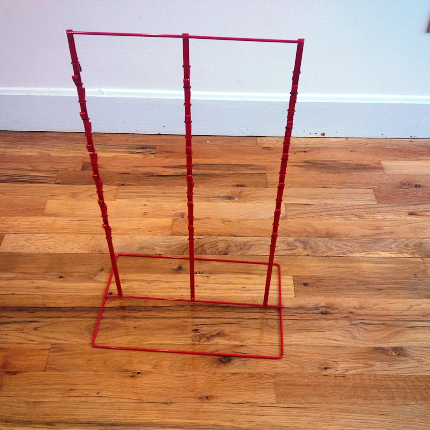 Two New 3 Strips 39 Clip Potato chip Candy & Snack Red Hanging Display Racks 