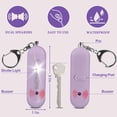 thumbnail image 3 of Alarma de seguridad personal SaForfe 140dB con luz estroboscópica - Púrpura, 3 of 7