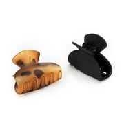 Kitsch Recycled Plastic Claw Clip, Black, 2 Ct (2 Pack)