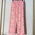 thumbnail image 1 of Hello Kitty Pj Pants Women Flannel Pajamas Women Anime Hello Cat Flannel Sleep Pants Cartoon Pajamas Pants for Women Print Flannel Pajamas Pants Cute Fuzzy Pajamas Pants, 1 of 6