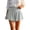 Grey, variant on Women's High Waisted Shorts with Ruffled Sky Blue S